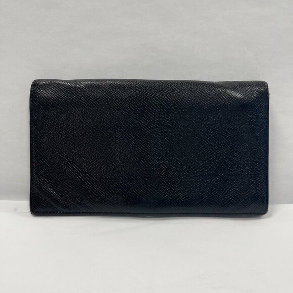 Bvlgari Black Leather Bifold Long Wallet - Preowned - Picture 3 of 13